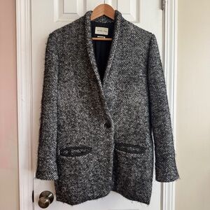 Isabel Marant Etoile Denver Tweed Coat